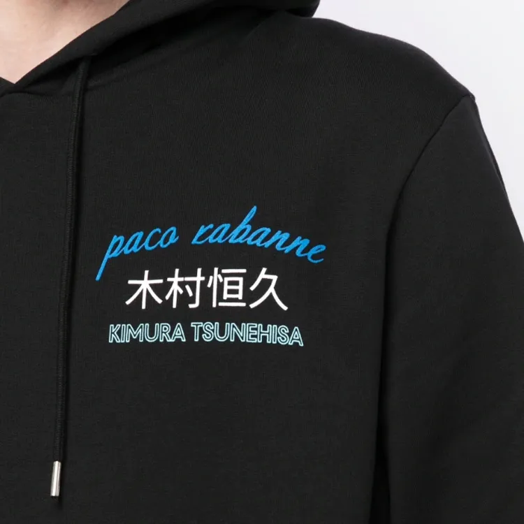 Rabanne X Kimura Tsunehisa World print Hoodie-5