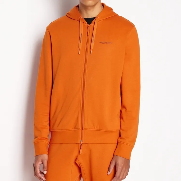 ARMANI EXCHANGE Logo print Cotton Hoodie-9