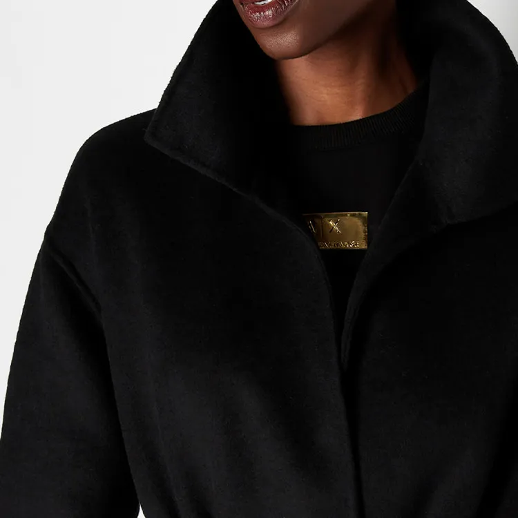 ARMANI EXCHANGE FW23 Coat Women's Black-4