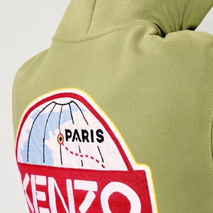 KENZO Travel Logo Patch Hoodie-4