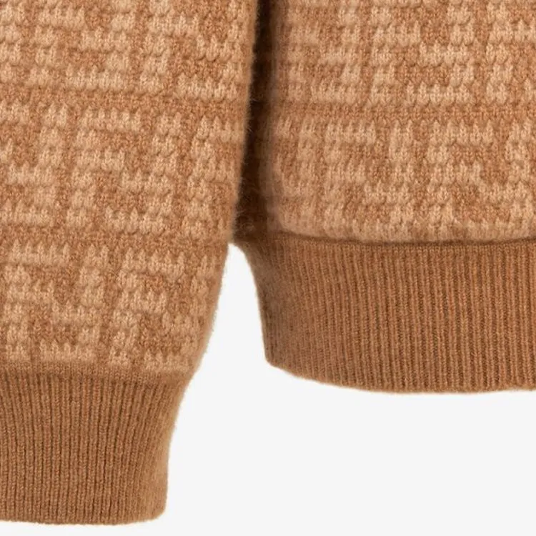 FENDI FW23 Knitwear Women's Brown-4