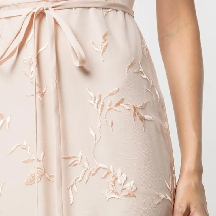 MARCHESA NOTTE Slip Dresses Women's Beige-4