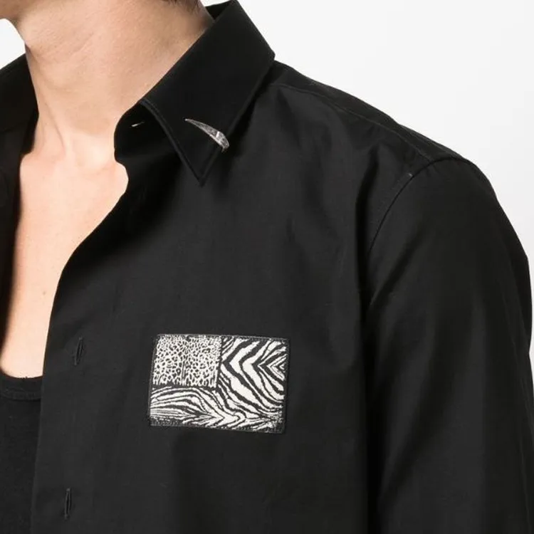 Roberto Cavalli Shirt Men's Black-5