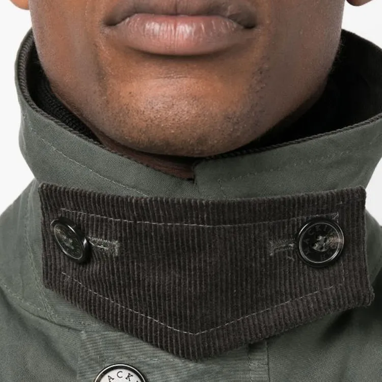 Mackintosh Country Single-breasted Cotton Coat-4