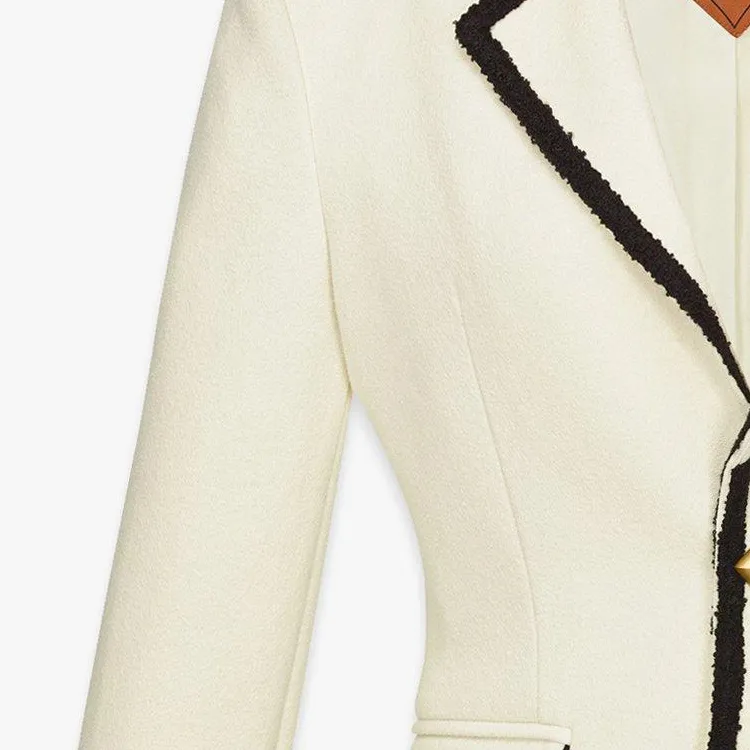 MCM Business Suits Coats Women's Beige-2