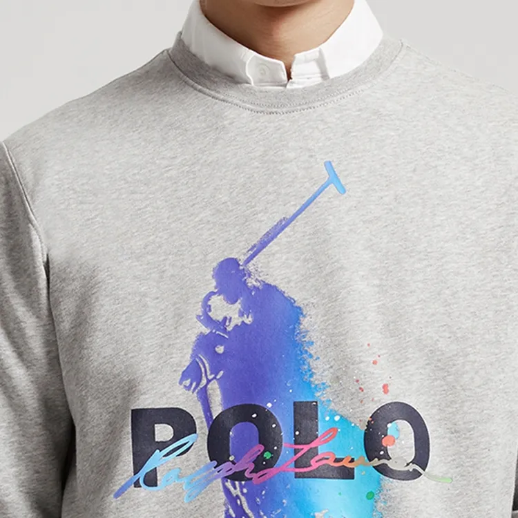 Polo Ralph Lauren Sweatshirt Unisex Gray-4