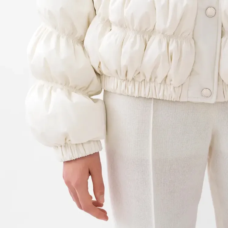 Chloé Ruched Puffer Jacket-5