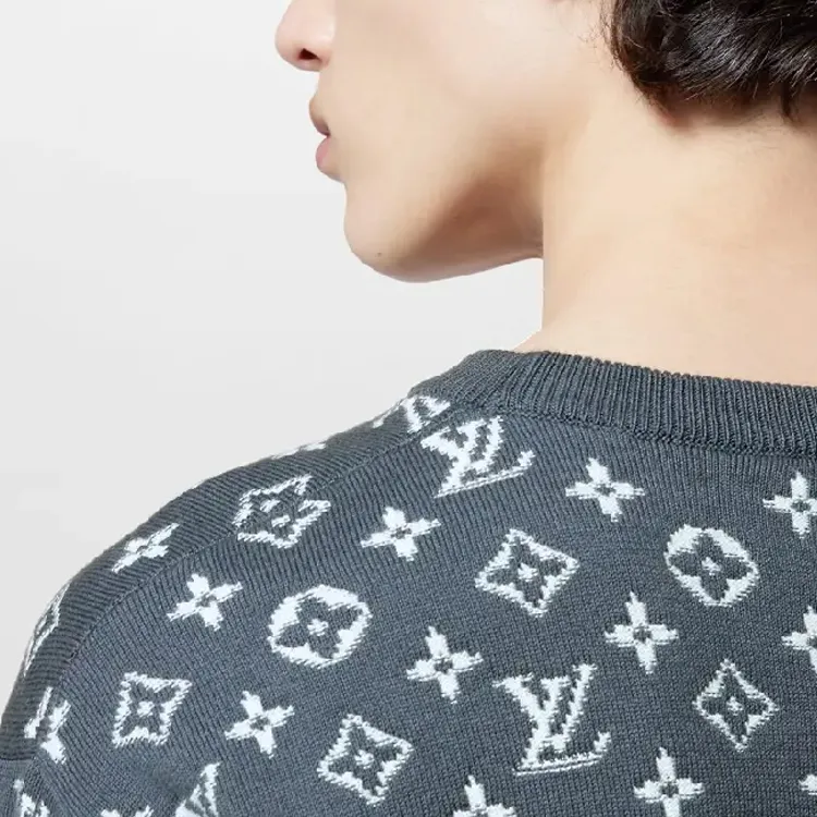 LOUIS VUITTON Gradient Cotton Crewneck-6