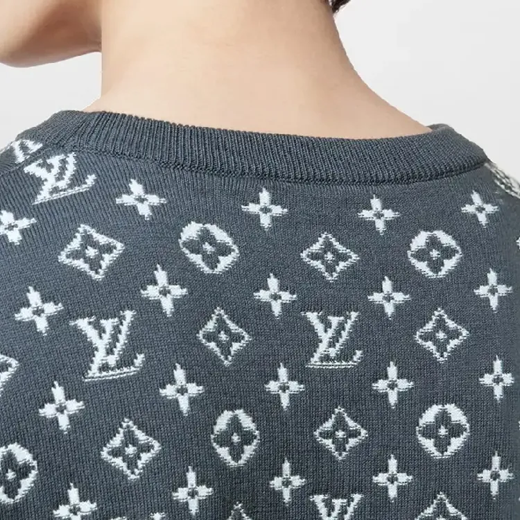 LOUIS VUITTON Gradient Cotton Crewneck-5