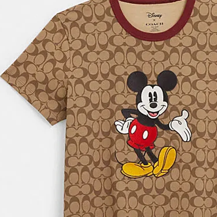 COACH x Disney FW23 T-Shirt Women's Khaki-2
