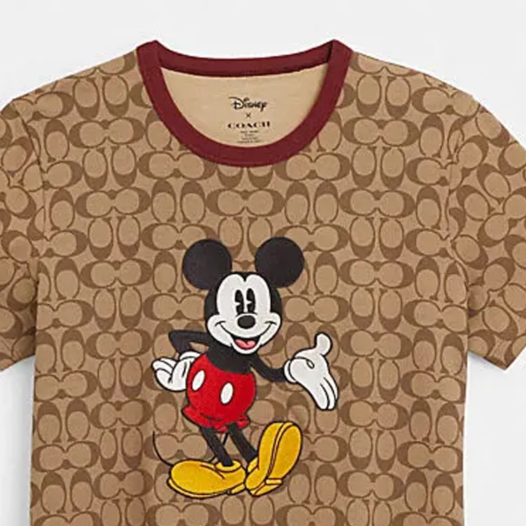 COACH x Disney FW23 T-Shirt Women's Khaki-1