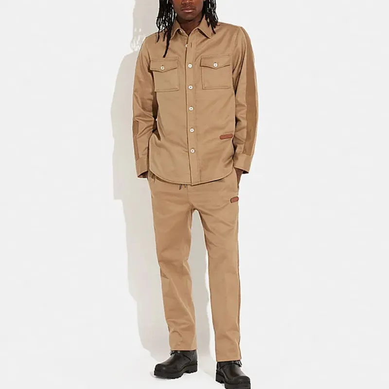 COACH Casual Pants Men Khaki-1