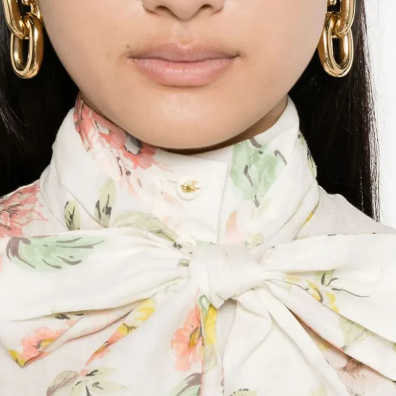 Zimmermann Floral-print Ramie Blouse-4
