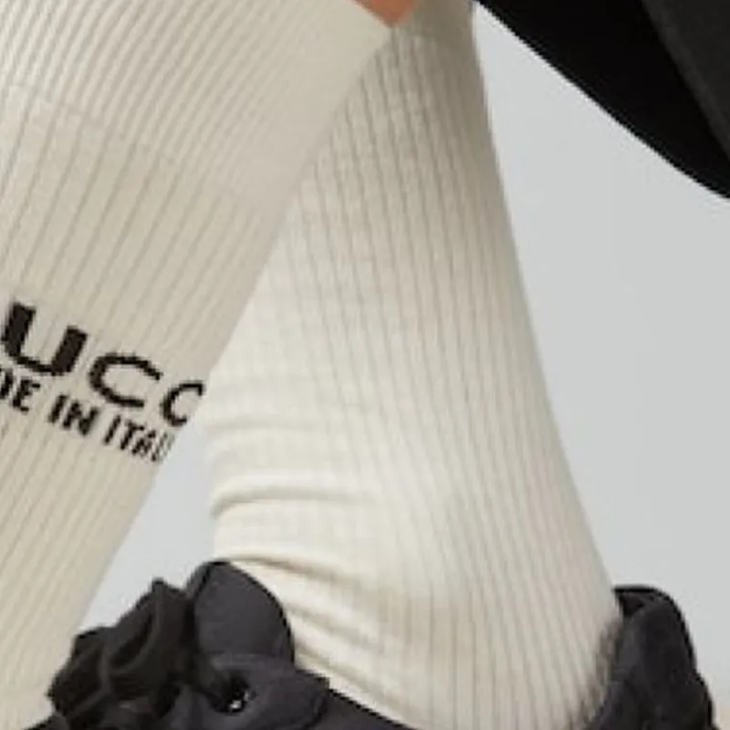 GUCCI FW23 Knee High Socks Men's 1 Pack Beige-3