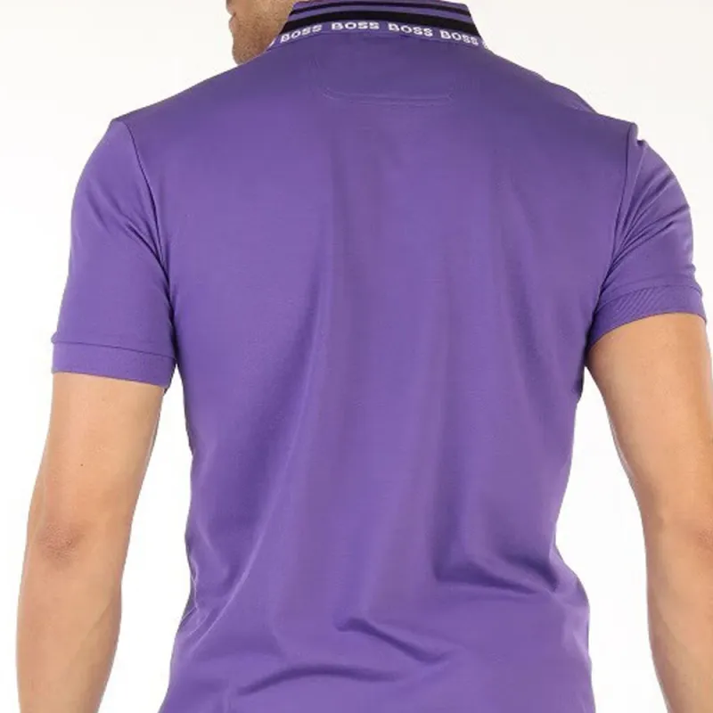 HUGO BOSS Polo Shirts Men Purple-5