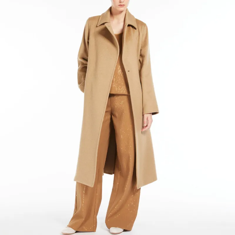 MaxMara Tie waist Virgin Wool Coat-2