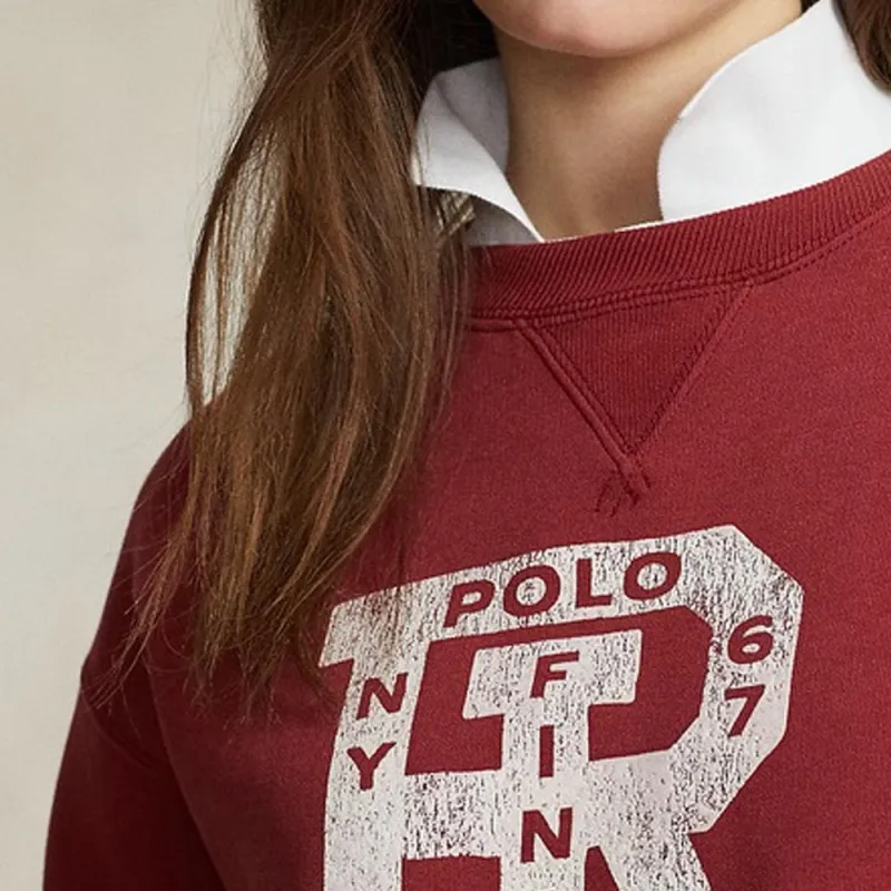 Polo Ralph Lauren FW23 Sweatshirt Women's Red-4
