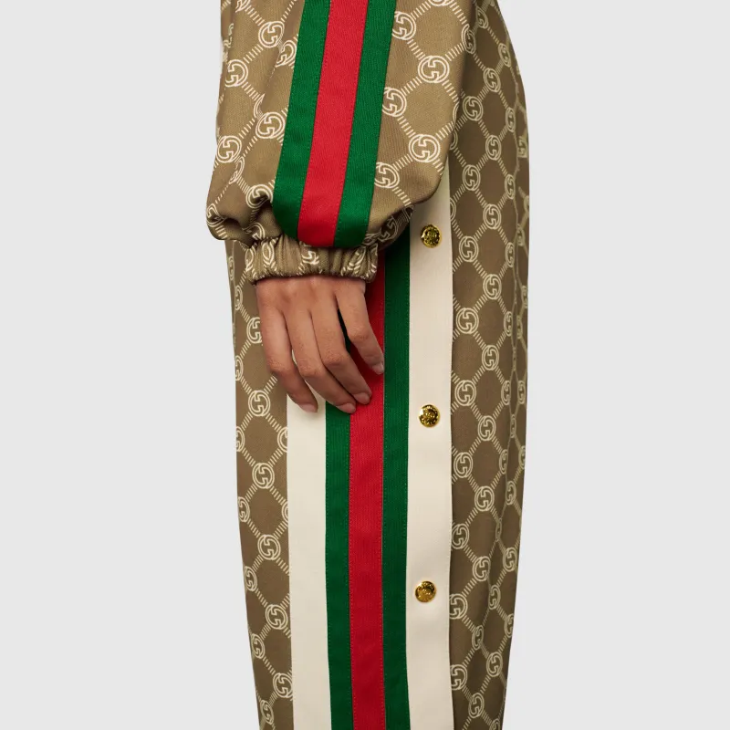 GUCCI Interlocking G Cropped Track Pants-4