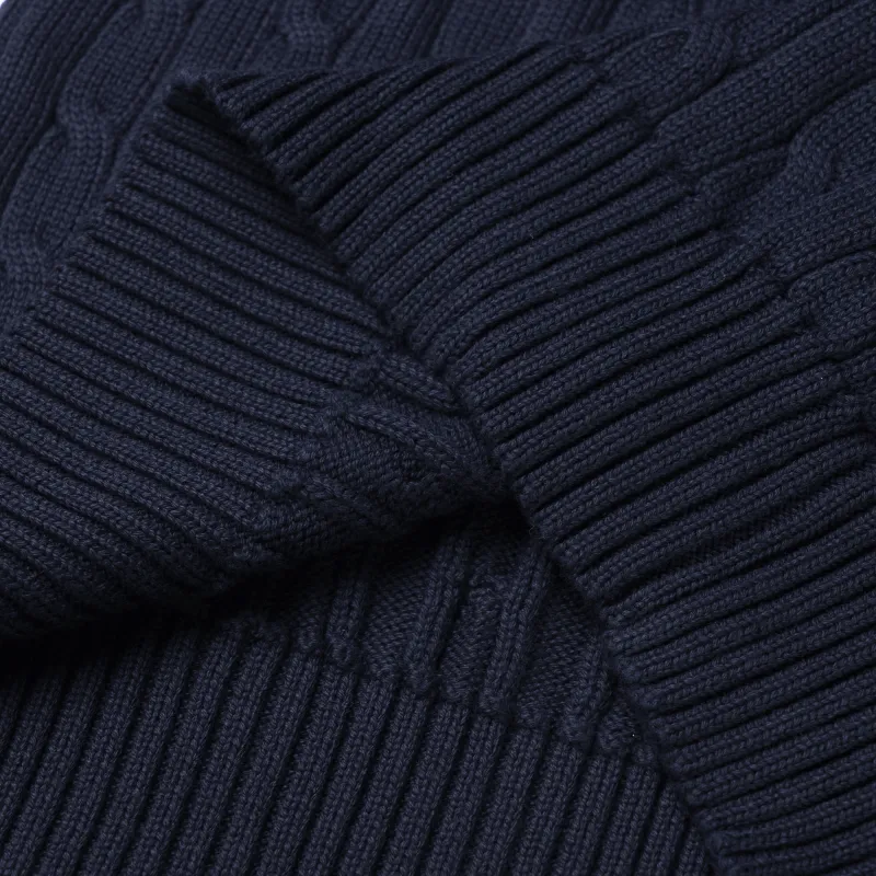 Polo Ralph Lauren Logo Embroidered Cable Knit Jumper-7