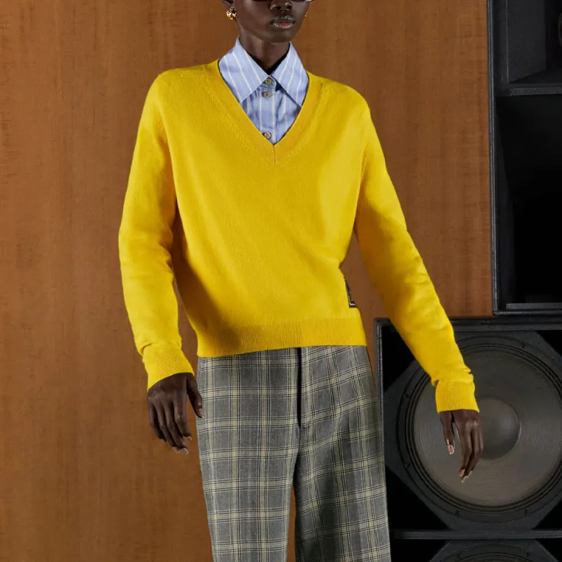 GUCCI 1921 Sweater Women's Yellow-3
