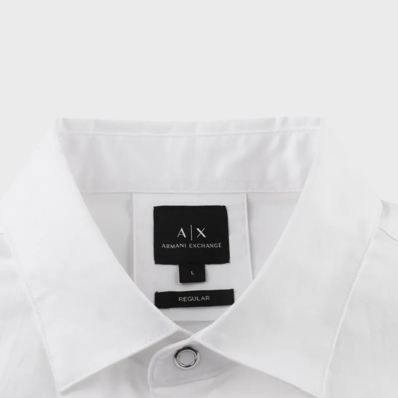 ARMANI EXCHANGEAE SS23 Shirt Men's White-7