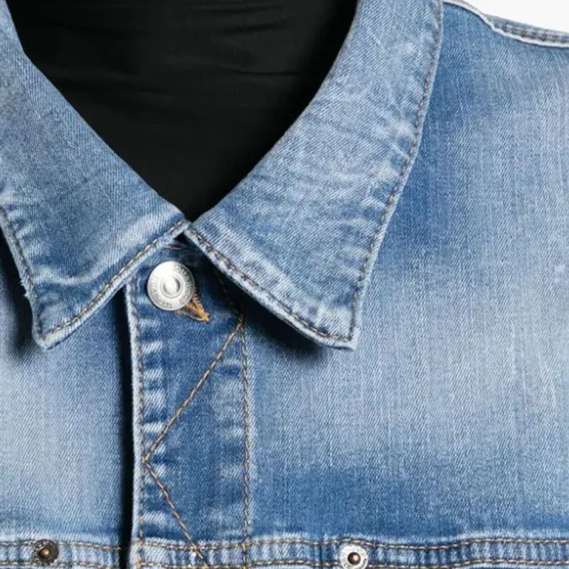 DSQUARED 2 Distressed Oversized Denim Vest-5