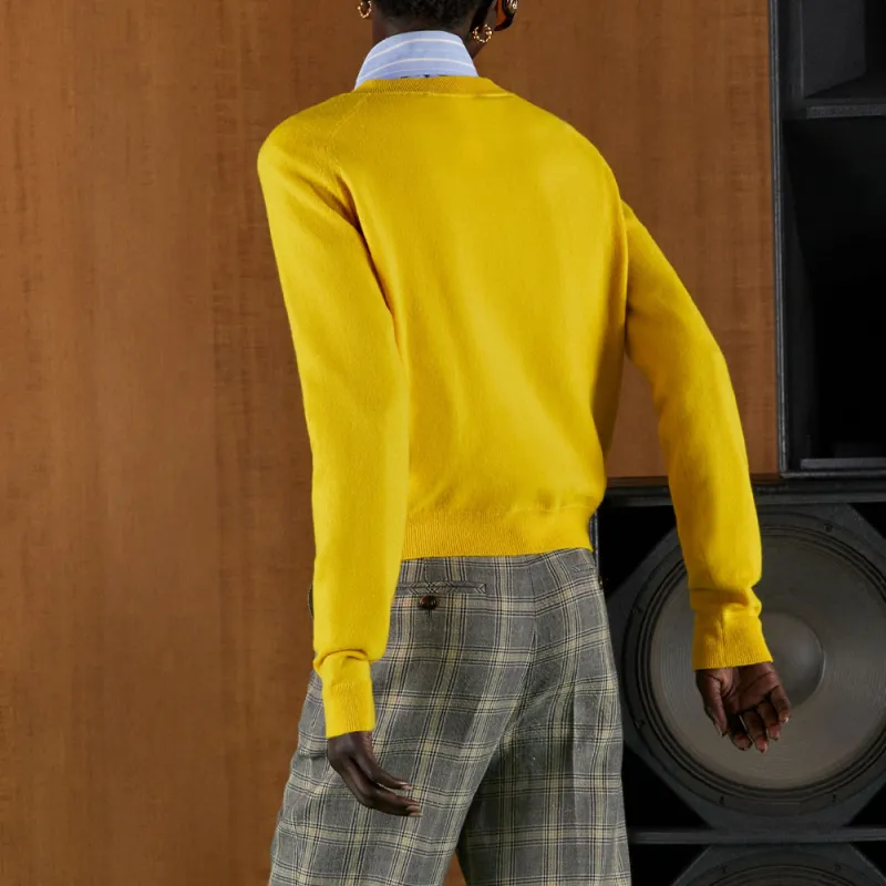 GUCCI 1921 Sweater Women's Yellow-4