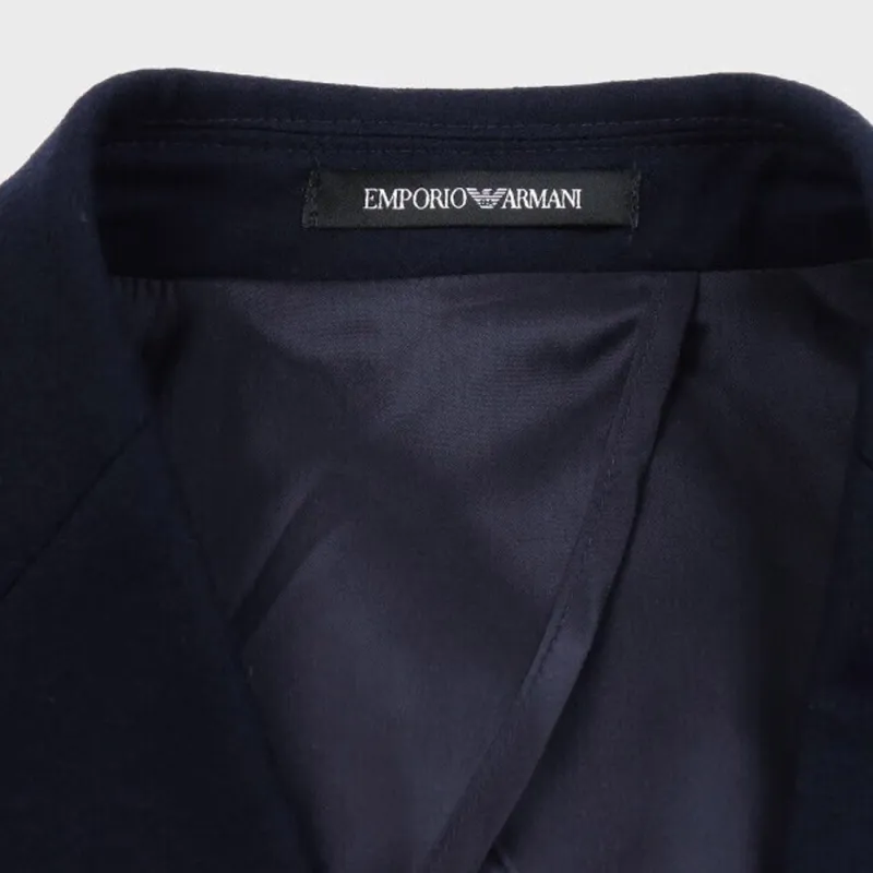 EMPORIO ARMANI Business Suit Coat Men's Navy Blue-3