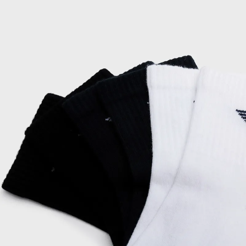 EMPORIO ARMANI FW23 Mid Calf Socks Men's 3 Pack-5