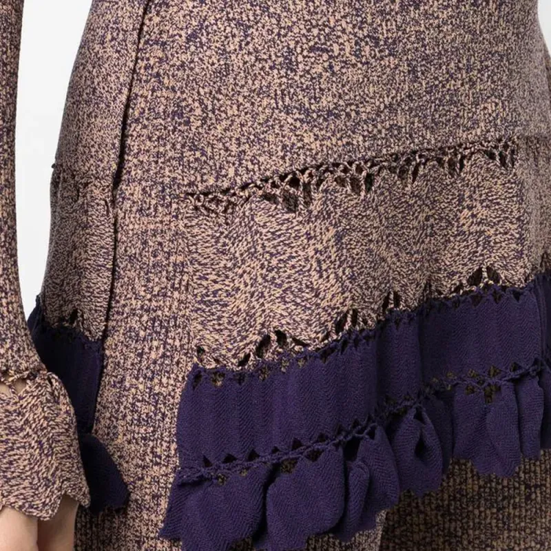 Ulla Johnson Ribbed Ruffle trim Jumper-5
