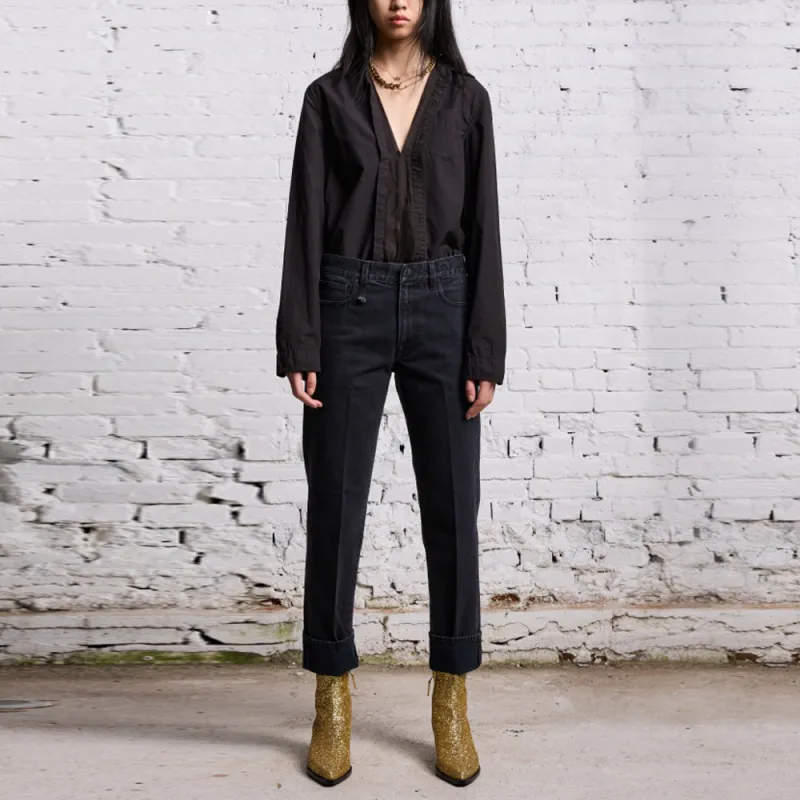 R13 Jeans Women's Black-1