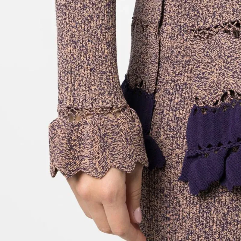 Ulla Johnson Ribbed Ruffle trim Jumper-6