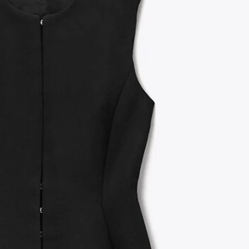 TORY BURCH V-Neck Sleeveless Dress-2
