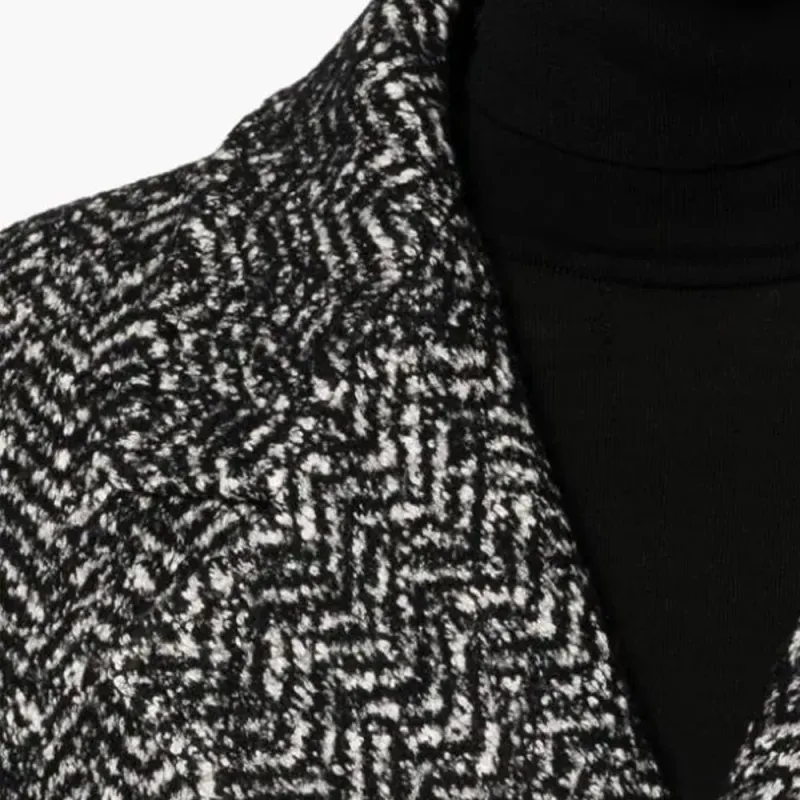 Tagliatore Royce Herringbone-pattern Coat-4