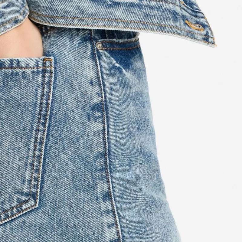 ARMANI EXCHANGE High waisted Denim Skirt-5