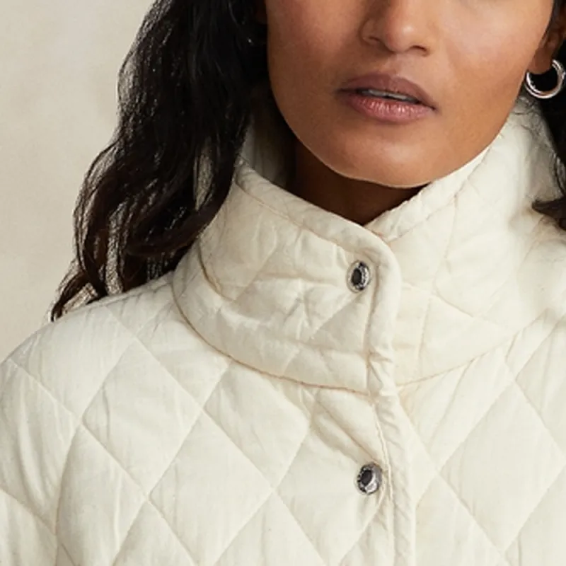 Polo Ralph Lauren SS24 Puffer Jacket Women's Beige-4
