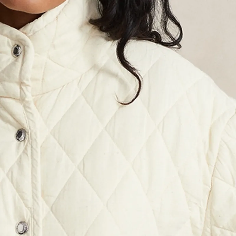 Polo Ralph Lauren SS24 Puffer Jacket Women's Beige-5