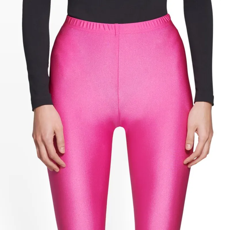 Balenciaga SS24 Leggings Slim Fit Women's Pink-4
