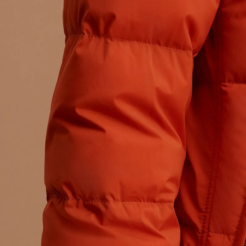 HERMES Down Jacket Women's Flame Orange-5