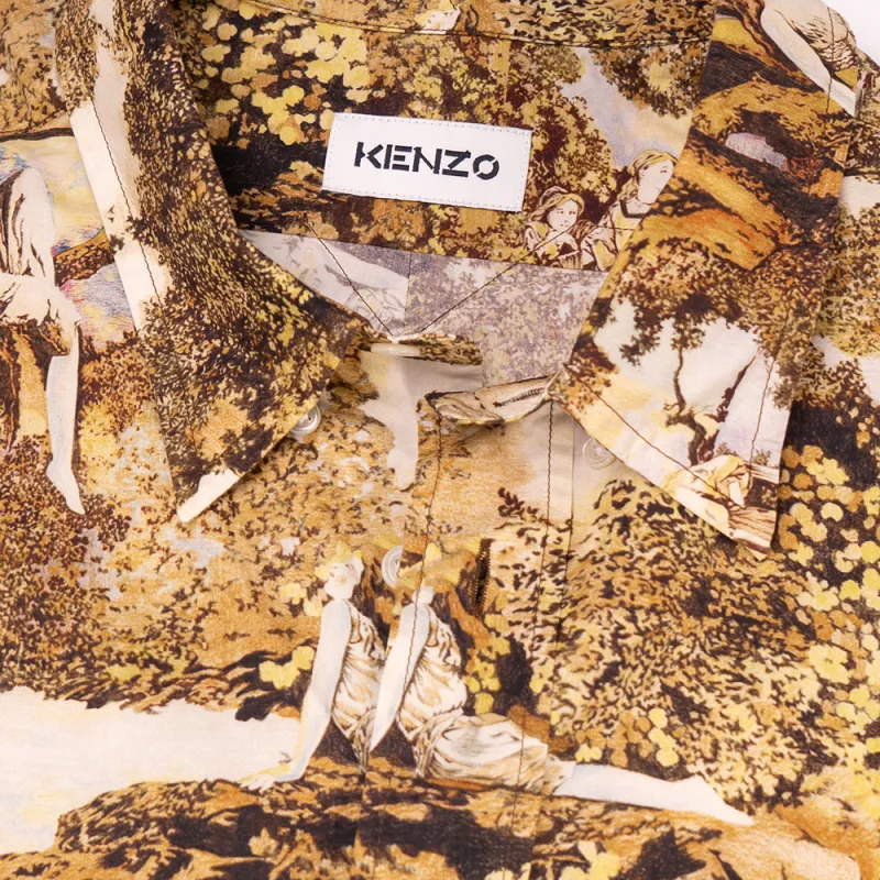 KENZO Shirts Men Yellow-5