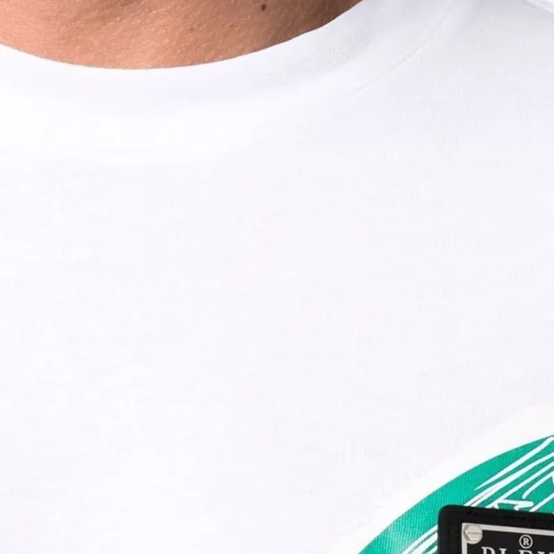 PHILIPP PLEIN Cheque print Round Neck T shirt-5