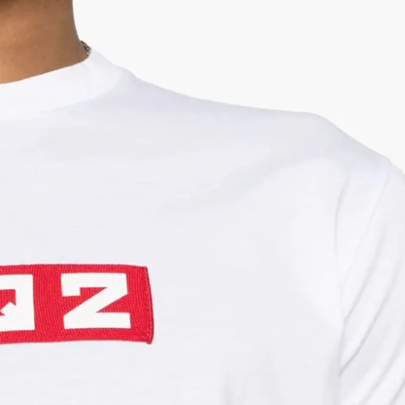 DSQUARED 2 D2 Logo Patch Crewneck T Shirt-6