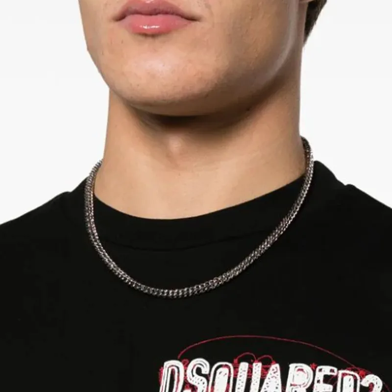 DSQUARED 2 Icon Printed Cropped T Shirt-4