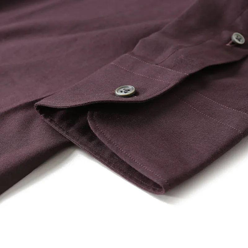 Zegna FW23 Shirt Men's Dark Burgundy-4