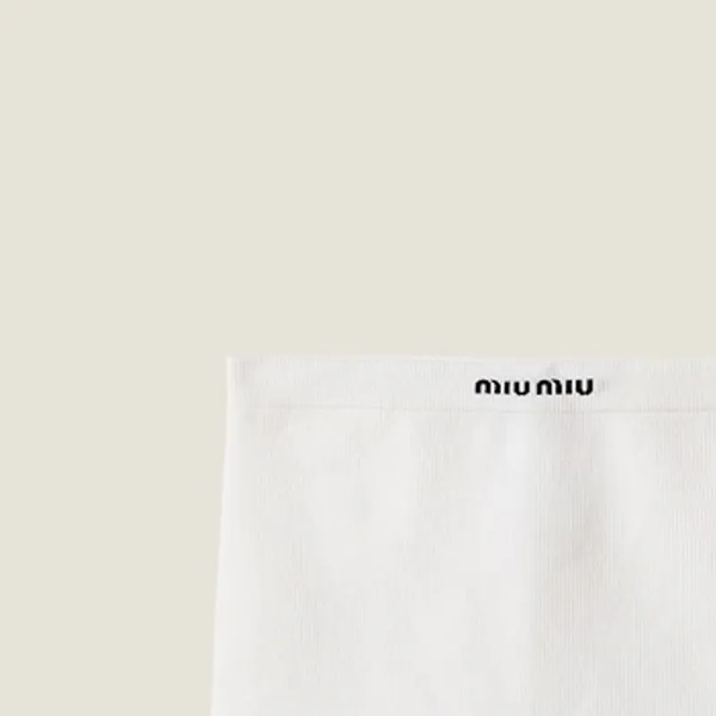 MIU MIU SS24 Underpants Women's 1 Pack White-5