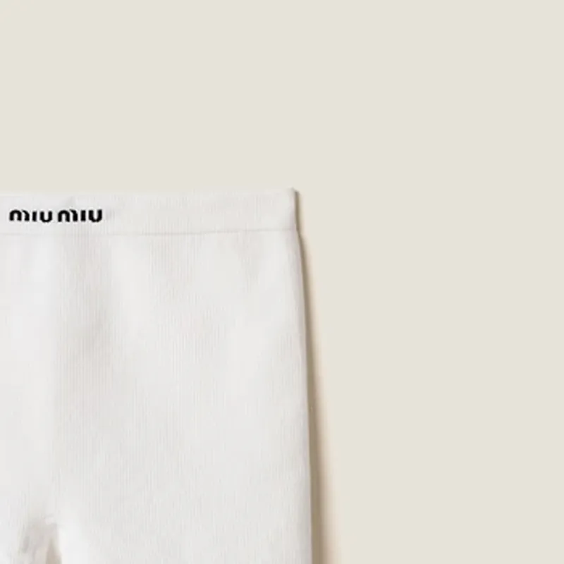 MIU MIU SS24 Underpants Women's 1 Pack White-4