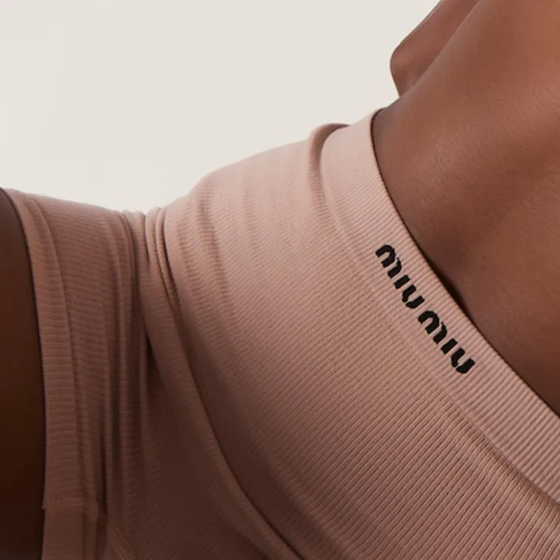 MIU MIU SS24 Underpants Women's 1 Pack Beige-2