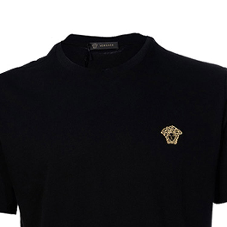 VERSACE T-Shirts Men Black - POIZON