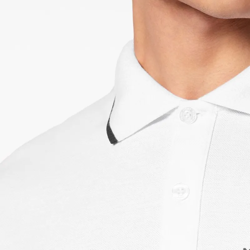 PLEIN SPORT Logo appliqué Cotton Polo Shirt-3