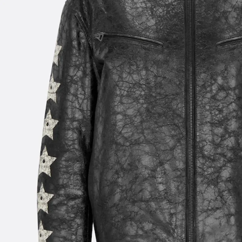DIOR SS24 Leather Jacket Women's Black-2